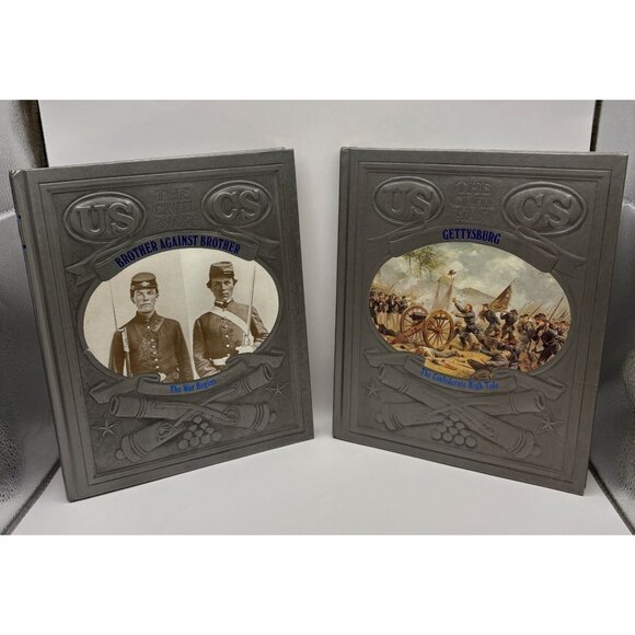 The Civil War Time-Life Book Lot Brother Against Brother & Gettysburg Hardcover - Picture 16 of 16